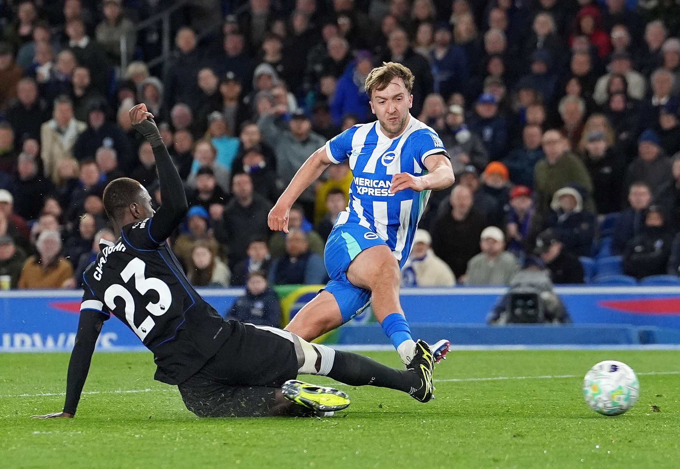 Brighton Crush Chelsea 3-0 with Early Kadioglu Goal, Hinshelwood Strike and Welbeck Late Winner.