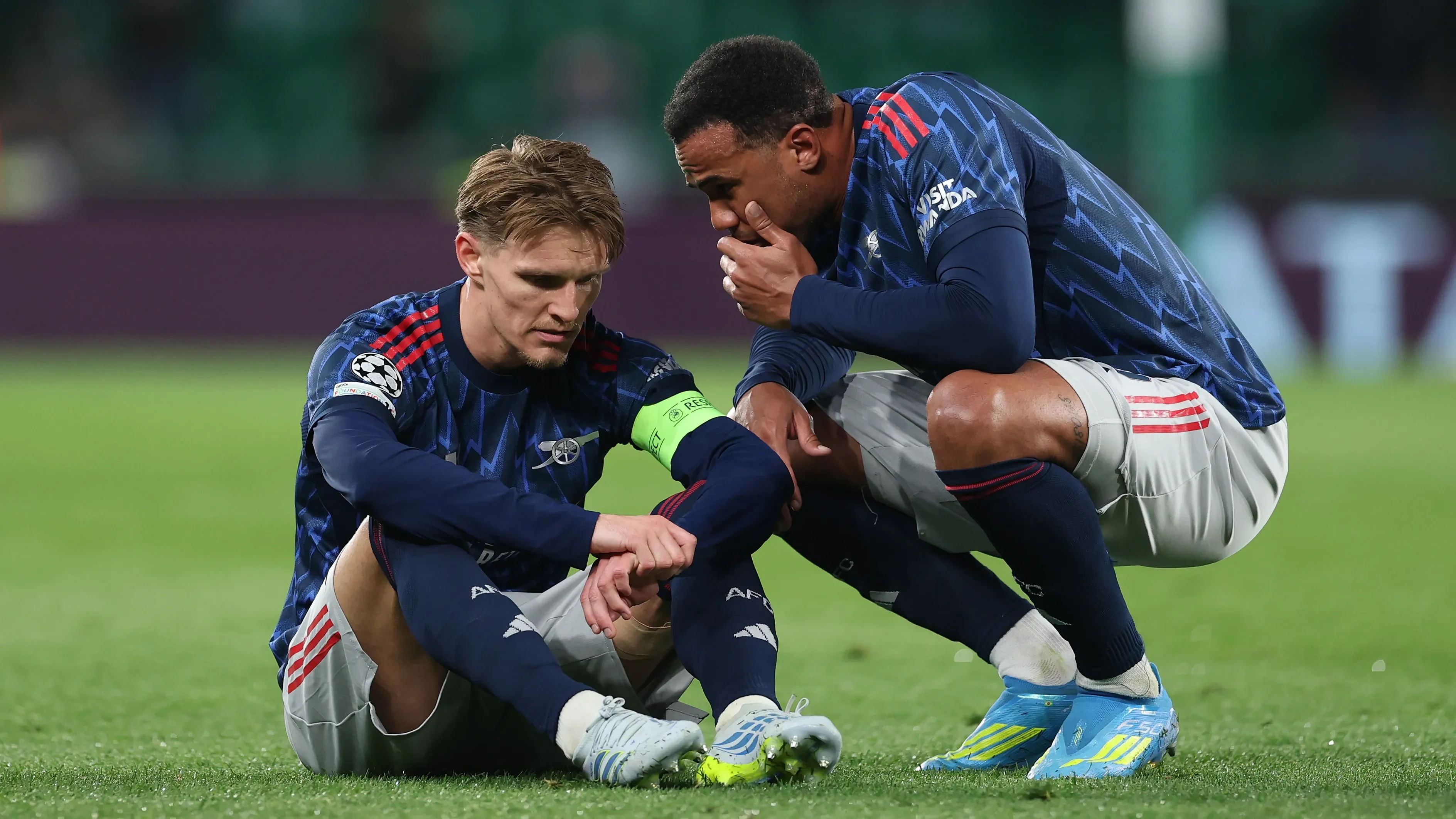 Arsenal captain Martin Ødegaard faces new knee injury setback, misses Champions League quarter‑final second leg and Manc